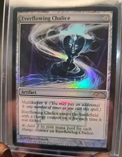 Everflowing Chalice Friday Night Magic Promo MTG Foil Lightly Played - Image 3