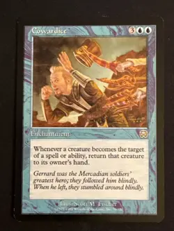 1x Cowardice (70) Mercadian Masques LP MTG Magic the Gathering x1 MKE - Image 1
