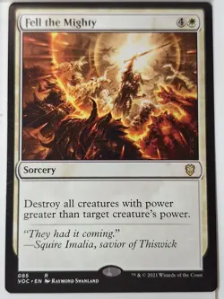Fell the Mighty - Commander Innistrad: Crimson Vow - Magic the Gathering MTG - Image 1