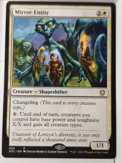 Mirror Entity - Commander Innistrad: Crimson Vow - Magic the Gathering MTG Nice! - Image 1