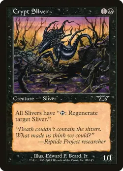 1x Crypt Sliver - LP - Onslaught Block - mtg - SPARROW MAGIC - Image 1
