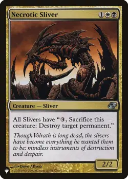 1x Necrotic Sliver - NM- See Pic for Set - SPARROW MAGIC - Image 1