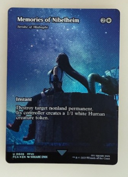 Memories of Nibelheim - Stroke of Midnight (Showcase) Final Fantasy: Foil NM - Image 1