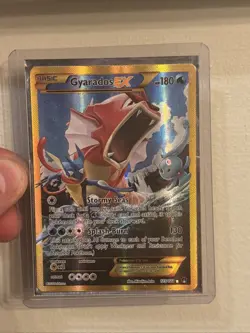Pokemon Gyarados EX TCG Card Full Art Holo, Secret Rare, XY Breakpoint 123/122 - Image 1