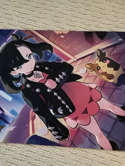 MORPEKO PLAYMAT MARNIE CROWN ZENITH POKEMON NEW RUBBER 23" X 13" TCG Official V - Image 3