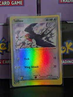 Pokemon TCG Taillow 72/109 REVERSE HOLO EX Ruby & Sapphire NM Near Mint - Image 1