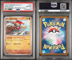 2024 POKEMON JPN SV8A-TERASTAL FEST EX MASTER BALL REVERSE HOLO HAWLUCHA PSA 10 - Image 3
