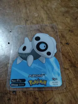 Aron 304 Pokemon Lamincards Edibas - ITA - EXC - Image 1