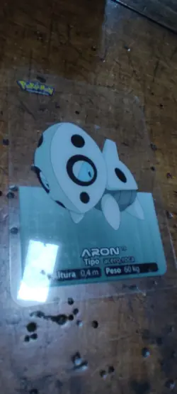 Aron 064 Pokemon Lamincards Edibas - ESP - EXC - Image 1
