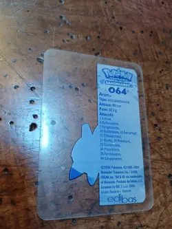 Aron 064 Pokemon Lamincards Edibas - ITA - GOOD - Image 2