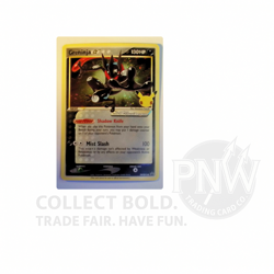 Pokemon TCG Greninja Gold Star SWSH144 Celebrations Black Star Promo Holo Swirl - Image 1