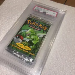 Pokemon WOTC Jungle Foil Pack 1st Edition Scyther PSA 9 - Image 1