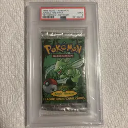 Pokemon WOTC Jungle Foil Pack 1st Edition Scyther PSA 9 - Image 2
