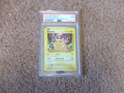 2016 POKEMON XY PIKACHU -HOLO EVOLUTIONS-CRACKED ICE #35 PSA 9 MINT - Image 1