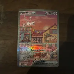 Mew EX SVP 053 Pokemon TCG Scarlet Violet 151 Black Star Promo Full Art - Image 1