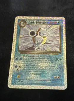 Pokemon Dark Blastoise 2002 Legendary Jumbo Box Topper S2/S4 70 HP Reverse Holo - Image 2