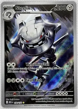 Pokemon TCG Steelix 150/132 Secret Rare Holo ENGLISH PACK FRESH MINT - Image 1