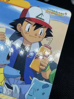 Ash & Squirtle 292 Carddass Anime Collection Pokemon Japanese - Image 5