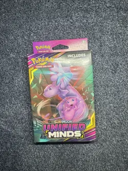 Pokemon TCG Sun & Moon Unified Minds Hanger Box Sealed (3 Booster Packs) 820650809569 - Image 1