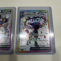 Espeon EX 175 Umbreon EX 176 Prismatic Evolutions Black Star Promo Holo Pokemon - Image 3