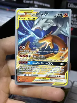 Reshiram & Charizard GX 20/214 Unbroken Bonds 2019 WORLD CHAMPIONSHIP Pokemon - Image 3
