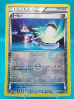 Switch 135/149 Boundaries Crossed Pokemon TCG Reverse Holo Lightly Played - Image 1