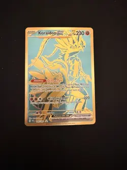 Pokemon Koraidon ex 245/091 Paldean Fates Full Art Ultra Rare Holo Pokemon NM - Image 1