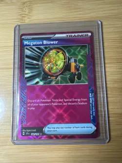 Megaton Blower 182/191 - ACE Trainer - Surging Sparks SPEC Ultra Rare NM Pokemon - Image 1