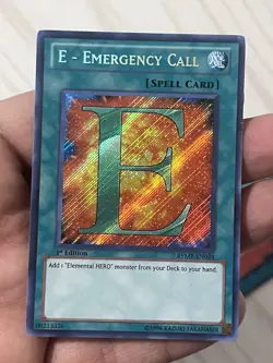 Yugioh! LP 2x E - Emergency Call - RYMP-EN024 - Secret Rare 1st Lightly Played - Image 2