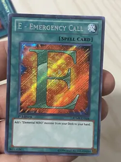 Yugioh! LP 2x E - Emergency Call - RYMP-EN024 - Secret Rare 1st Lightly Played - Image 4