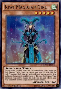 Kiwi Magician Girl Ultra Rare The Dark Side of Dimensions Movie Pack MVP1-EN016 - Image 1