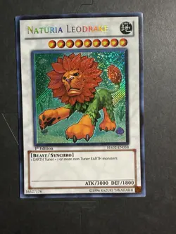 Yu-Gi-Oh! Naturia Leodrake Common HAC1-EN121 Lightly Played 1st Edition - Image 1