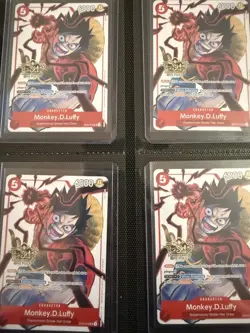 One Piece Card - Monkey D. Luffy (ST01-012) 3rd Anniversary Stamped English - Image 1
