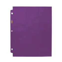 (1) BCW Side Loading 18 Pocket Pro 10 Album Binder Purple Pages MTG Trading Card - Image 5