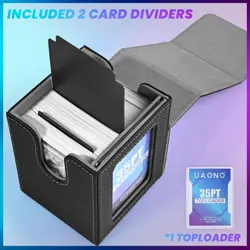 Card Deck Box with MTG Commander Display, Deck Case Holds 100+ Double-Sleeved Ca - Image 5