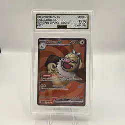 Pokemon TCG Slaking EX Full Art Holo Card 227/191 Surging Sparks AGS 9.5 MINT+ - Image 1