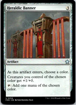 Heraldic Banner U Foundations 254 NM - Image 1