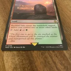 MTG Rockfall Vale - Doctor Who Commander - Rare - NM Rare Magic The Gathering - Image 3