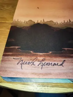 Magic the Gathering - MTG - Nicola Leonard - Karakas - Playmat - Signed - Sketch - Image 2