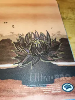 Magic the Gathering - MTG - Nicola Leonard - Karakas - Playmat - Signed - Sketch - Image 3