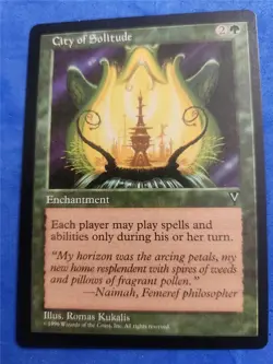 CITY OF SOLITUDE X1 VISIONS MTG NEVER PLAYED - Image 1