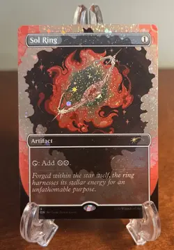 MTG Sol Ring (1494) *Galaxy Foil* Secret Lair: Through Wormhole NM Magic - Image 1