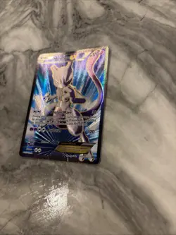 Pokemon Mewtwo-EX TCG Full Art Holo Card Breakthrough 157/162 - Image 2