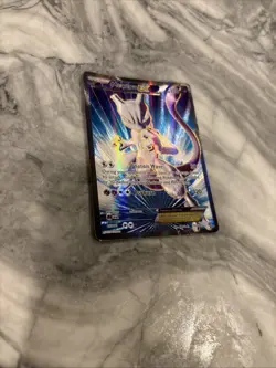 Pokemon Mewtwo-EX TCG Full Art Holo Card Breakthrough 157/162 - Image 3