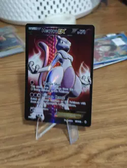 Pokemon Mewtwo-EX TCG Full Art Ultra Rare Holo Card Breakthrough 158/162 - Image 4