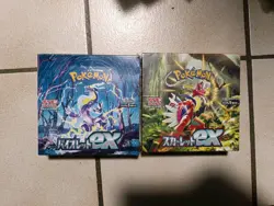 pokemon japanese Box Scarlet Ex And Violet Ex Sealed (Could Be Slightly Damaged) - Image 1