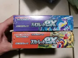 pokemon japanese Box Scarlet Ex And Violet Ex Sealed (Could Be Slightly Damaged) - Image 2