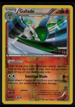 Gallade 84/162 Reverse Holo XY - BREAKthrough Holo Rare Pokemon TCG NM - Image 1