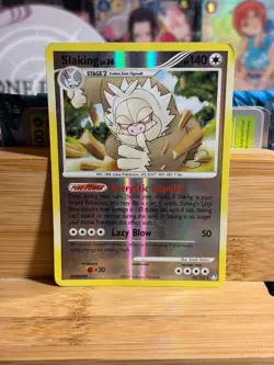 SLAKING 34/123 Mysterious Treasures Reverse Holo RareVintage Pokemon TCG HP - Image 1