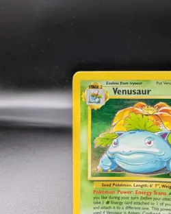 Venusaur 15/102 - Base Set Holo - Vintage Pokemon TCG WOTC - MP - Image 2